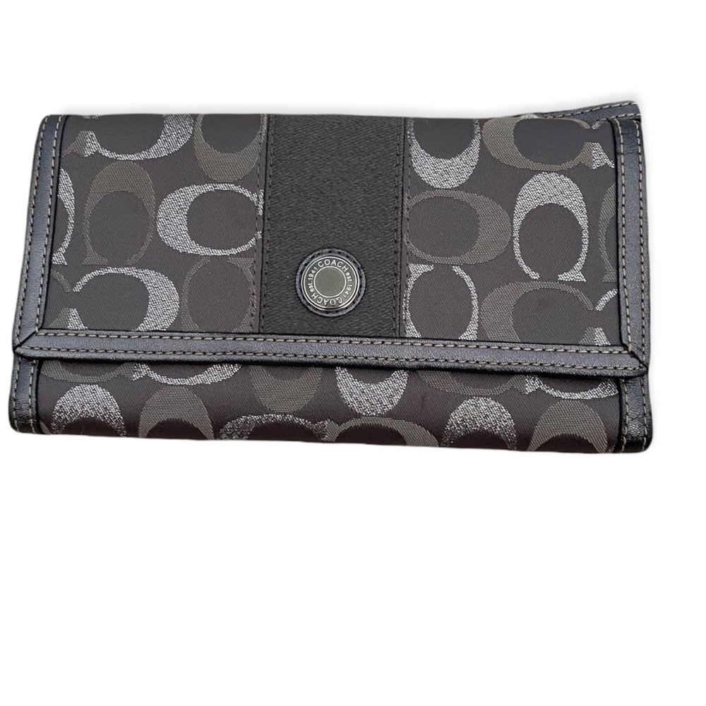 Gray coach wallet